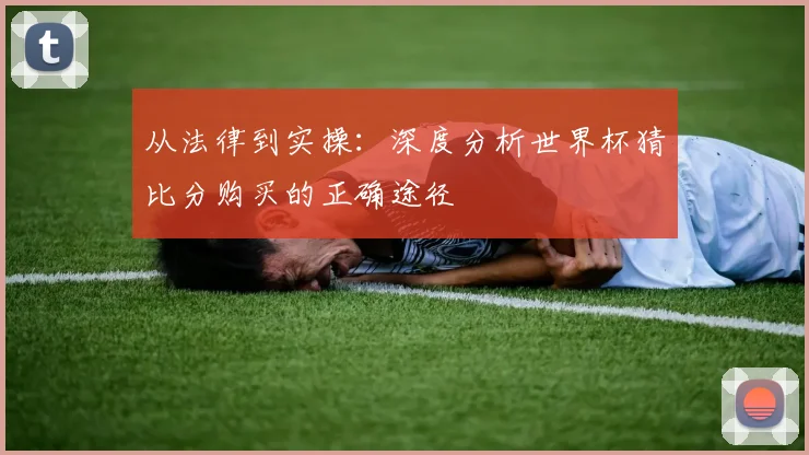 从法律到实操：深度分析世界杯猜比分购买的正确途径